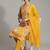 Women Ethnic Motifs Printed Regular Beads and Stones Kurta with Trousers & With Dupatta