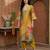 Women Printed Regular Gotta Patti Chanderi Silk Kurta with Trousers