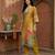 Women Printed Regular Gotta Patti Chanderi Silk Kurta with Trousers