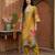 Women Printed Regular Gotta Patti Chanderi Silk Kurta with Trousers