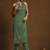 Women Striped Regular Sequinned Kurta with Trousers