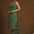 Women Striped Regular Sequinned Kurta with Trousers