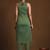 Women Striped Regular Sequinned Kurta with Trousers