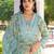 Floral Printed Regular Mirror Work Pure Cotton Kurta With Trouser & Dupatta