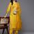 Floral Embroidered Thread Work Kurta With Trousers & Dupatta