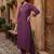 Women Regular Thread Work Kurta with Trousers