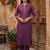 Women Regular Thread Work Kurta with Trousers