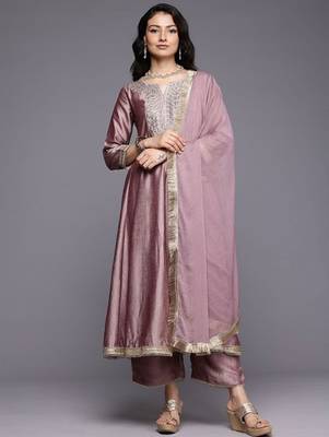 Women Ethnic Motifs Embroidered Empire Kurta with Trousers & Dupatta 1