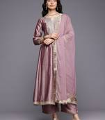 Women Ethnic Motifs Embroidered Empire Kurta with Trousers & Dupatta