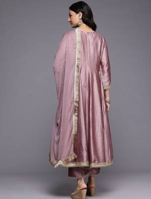 Women Ethnic Motifs Embroidered Empire Kurta with Trousers & Dupatta 3
