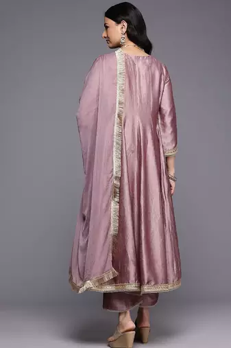 Women Ethnic Motifs Embroidered Empire Kurta with Trousers & Dupatta