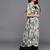 Women Floral Print High Slit Beaded Pure Silk Kurta With Palazzos & Dupatta