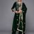 Winter Yoke Embroidered Velvet Kurta with Trousers & Dupatta