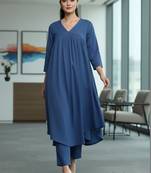 Women Empire Kurta with Trousers