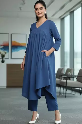Women Empire Kurta with Trousers