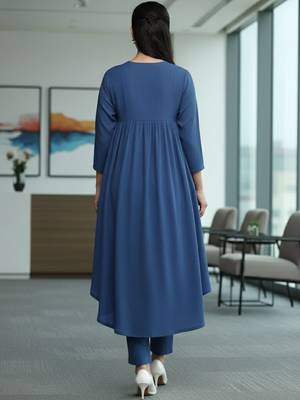 Women Empire Kurta with Trousers 4