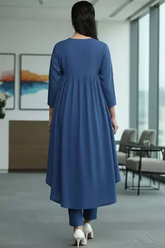 Women Empire Kurta with Trousers