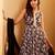 Floral Printed Round Neck Empire Anarkali Kurta With Sharara And Dupatta
