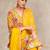 Women Floral Printed Regular Thread Work Kurta with Trousers & With Dupatta