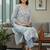 Women Floral Printed Regular Pure Cotton Kurta with Trousers & With Dupatta
