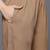 Women Floral Embroidered Regular Thread Work Silk Crepe Kurta with Trousers