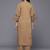 Women Floral Embroidered Regular Thread Work Silk Crepe Kurta with Trousers