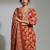 Women Ethnic Motifs Printed Regular Thread Work Kurta with Trousers & With Dupatta