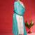 Floral Printed A-Line Gotta Patti Work Kurta With Trousers & Dupatta