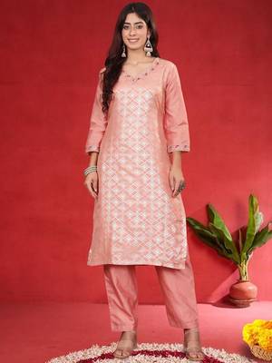 Women Ethnic Motifs Regular Kurta with Trousers & Dupatta 6