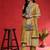 Ethnic Motifs Embroidered Gotta Patti Straight Kurta With Trousers & Dupatta