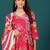 Women Ethnic Motifs Printed Regular Thread Work Pure Cotton Kurta with Trousers & With Dupatta