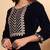 Ethnic Motifs Embroidered Zari Velvet Kurta With Trousers And Dupatta