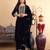 Ethnic Motifs Embroidered Zari Velvet Kurta With Trousers And Dupatta