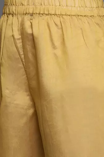 Women Embroidered Kurta with Gotta Patti, Zari & Mirror, Trousers and Dupatta