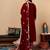 Floral Zari Yoke Regular Thread Work Kurta with Trousers & Dupatta