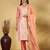 Ethnic Motifs Woven Design Regular Zari Kurta With Trousers & Dupatta