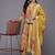 Floral Printed Pleated Sequinned Kurta With Trousers & Dupatta