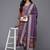 Floral Printed Pleated Sequinned Kurta With Trousers & Dupatta