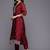 Floral Embroidered Zari Pure Silk Kurta With Trousers & Dupatta