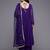 Embroidered Empire Zari Kurta With Palazzos & Dupatta