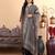 Ethnic motifs Printed Chanderi Silk Straight Kurta with Trousers & Dupatta