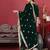 Floral Embroidered Sequinned Velvet Straight Kurta with Trousers & Dupatta