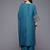 Floral Embroidered Mirror Work Kurta With Trousers & Dupatta