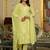 Floral Embroidered V-Neck Thread Work Straight Kurta With Trousers & Dupatta