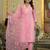 Floral Regular Thread Work Pure Cotton Straight Kurta With Trousers & Dupatta