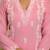 Floral Regular Thread Work Pure Cotton Straight Kurta With Trousers & Dupatta