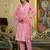 Floral Regular Thread Work Pure Cotton Straight Kurta With Trousers & Dupatta