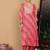 Women Embroidered Mirror Work Kurta with Trousers & Fringed Dupatta