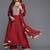 Embroidered Straight Kurta & Trousers With Dupatta