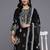 Ethnic Thread Embroidered Kurta With Trousers & Dupatta
